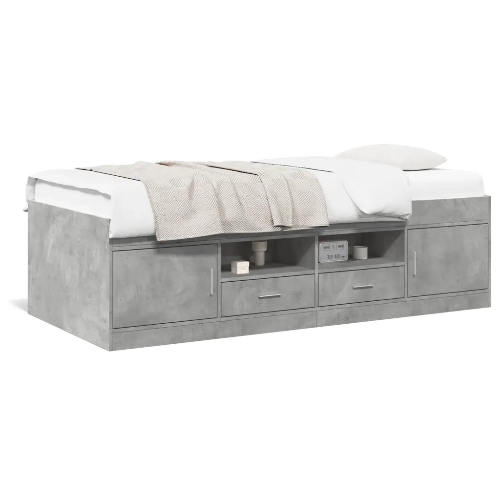 Divano Letto con Cassetti senza Materasso 90x200 cm