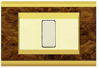 Placca Click 1F Rad. Oro FEB 2581/RO