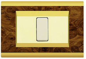 Placca Click 1F Rad. Oro FEB 2581/RO