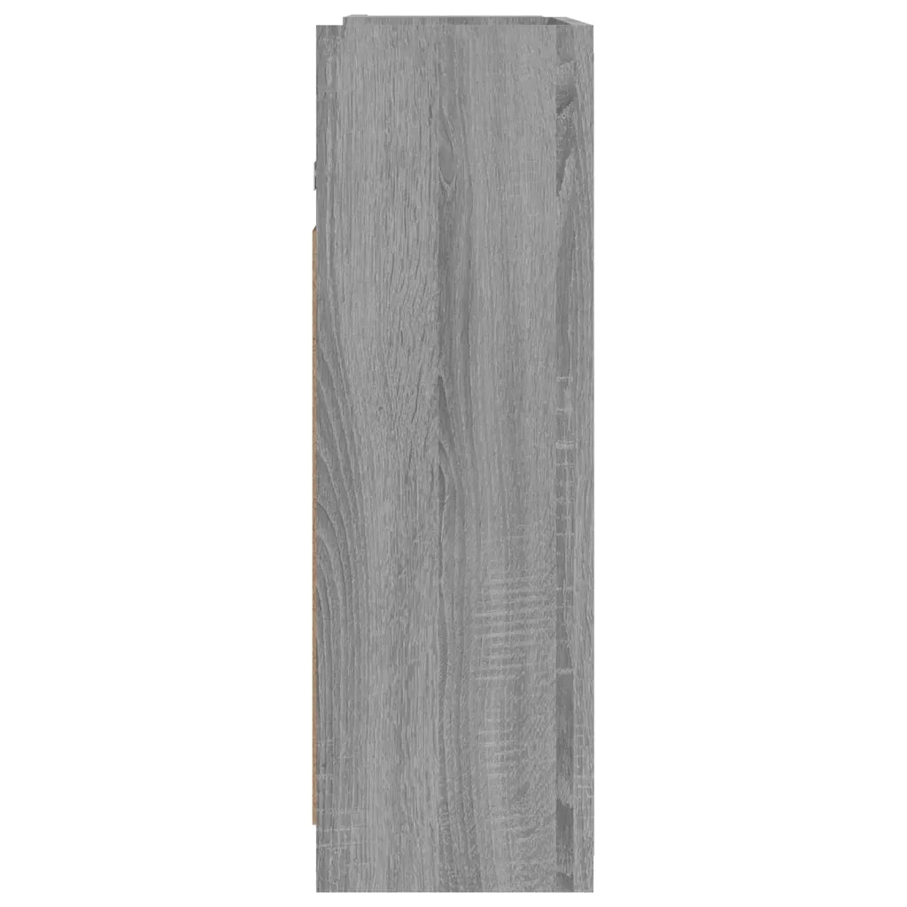 Mobile da Bagno a Specchio Grigio Sonoma 62,5x20,5x64 cm Legno 826352