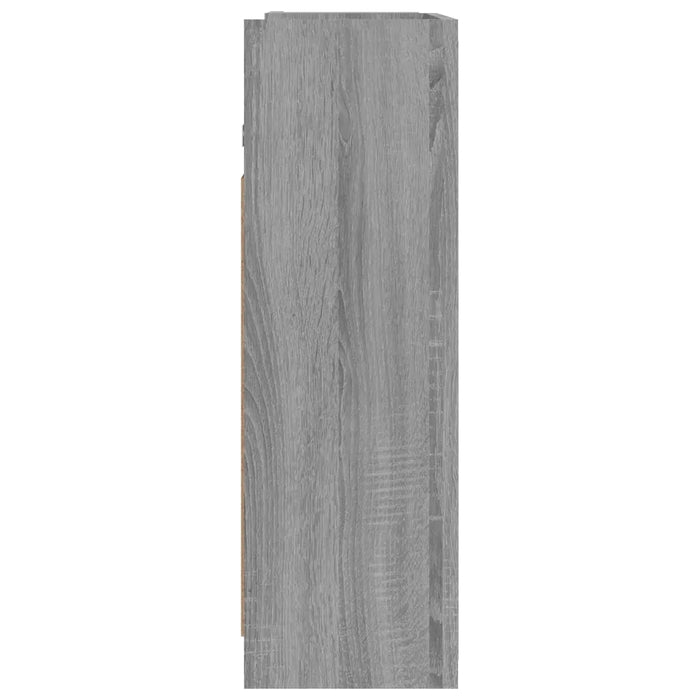 Mobile da Bagno a Specchio Grigio Sonoma 62,5x20,5x64 cm Legno 826352