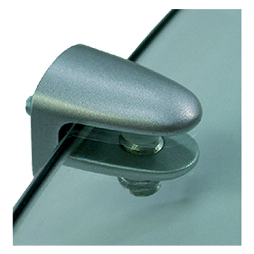 MORSETTO REGGICRISTALLO alluminio - pz. 2  - Blister Koncreto