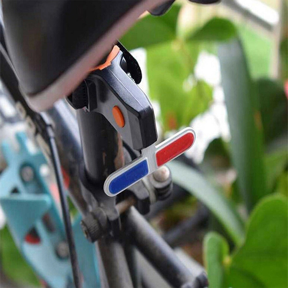 Trade Shop - Luce Posteriore Bici Luci Di Coda Ricaricabile Usb Impermeabile Bicicletta 0082 -