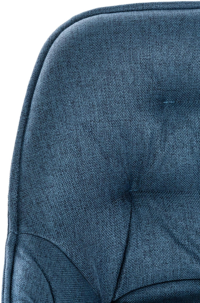 Sgabello da bar Gibson blu,Tessuto