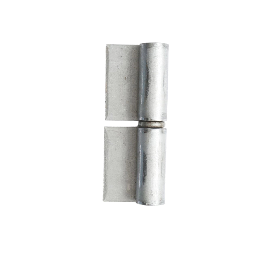 Cerniera saldabile con piastra per porta o cancello – 3×80 mm