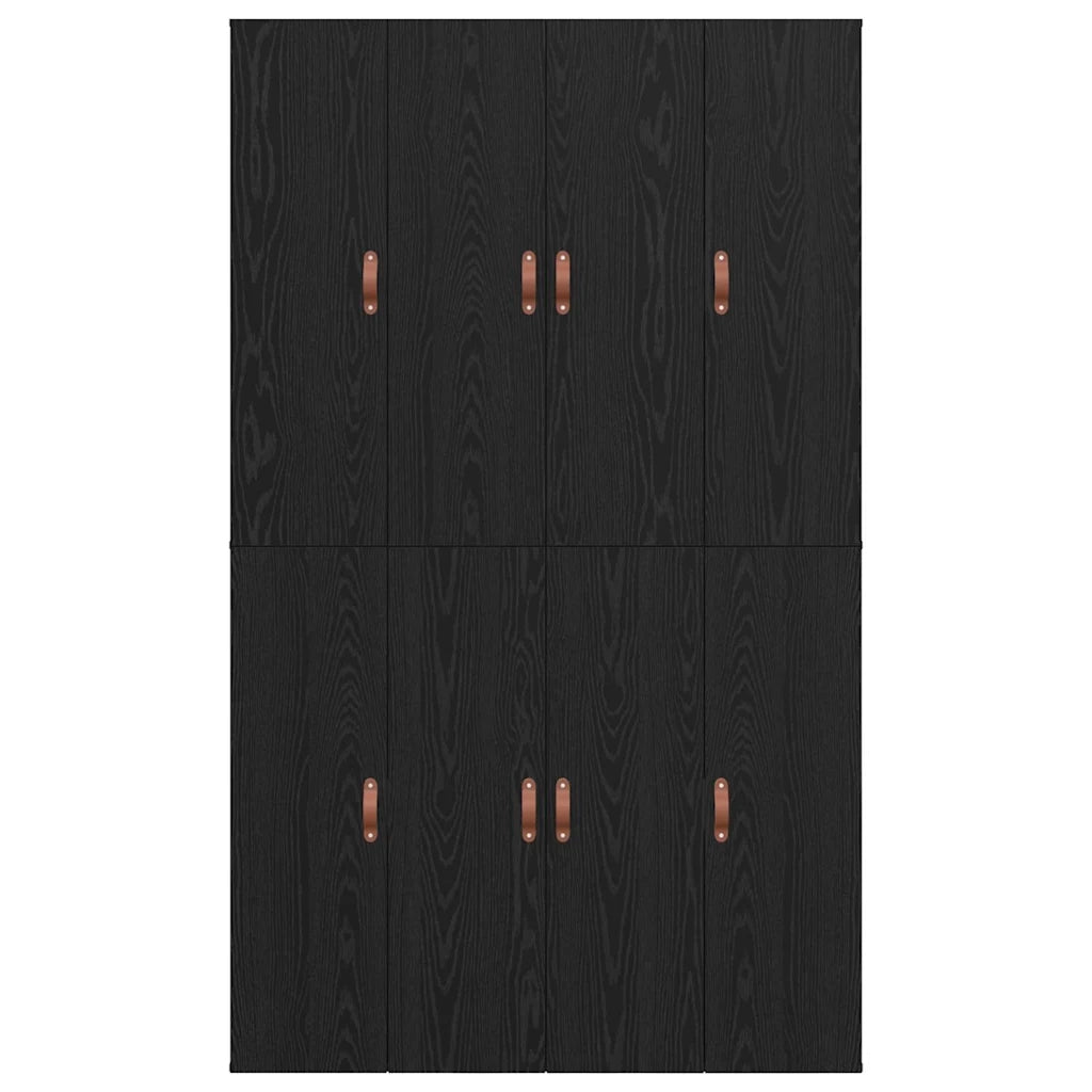 Struttura letto con contenitore Rovere Nero 120 x 190 cm 3335422