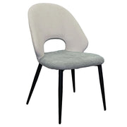 Marvin Sedia Fabia Struttura in Metallo e Seduta Imbottita in Cotone Vellutato, Design Moderno e Confortevole pe 1 Sedia