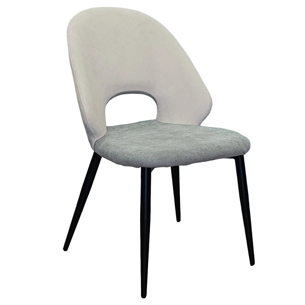 Marvin Sedia Fabia Struttura in Metallo e Seduta Imbottita in Cotone Vellutato, Design Moderno e Confortevole pe 1 Sedia