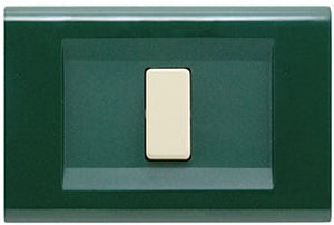 Placca Click 1F Verde Scozia 2581/VS