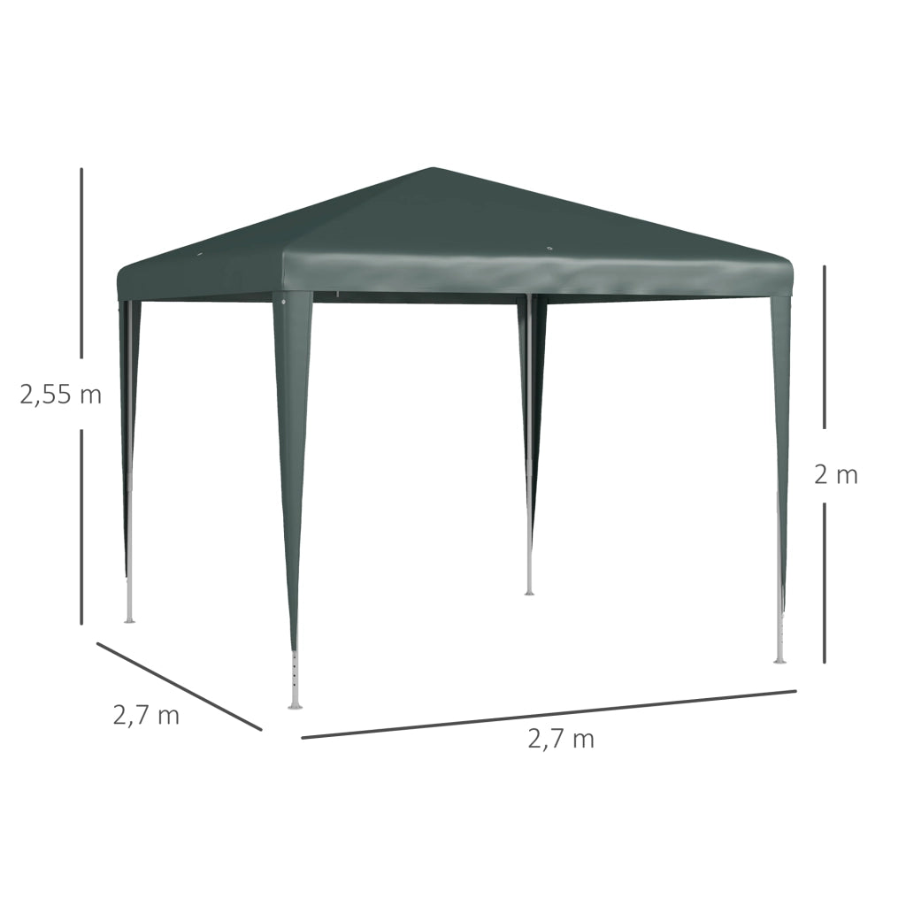 Gazebo ¨C zephmum ¨C Verde 270x270 cm