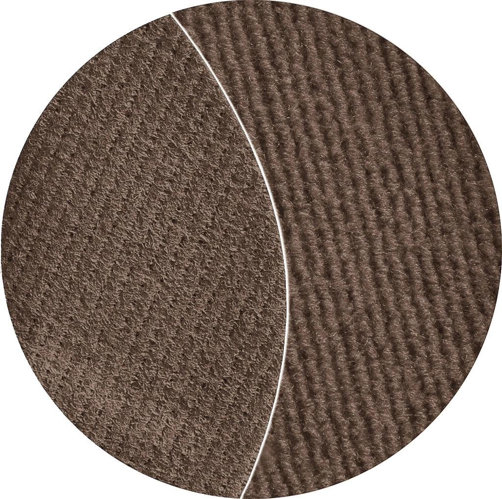 Tappeto Passatoia Antiscivolo 67x380 cm Interno Esterno Corridoio Scala Assorbente Marrone