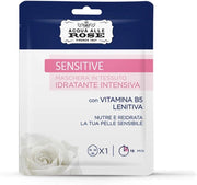 ACQUA ALLE ROSE MASCHERA VISO IN TESSUTO IDRATANTE INTENSIVA SENSITIVE ADATTA A PELLI SENSIBILI