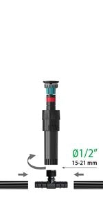 RACCORDO A 3 VIE PER COLLEGARE MICROIRRIGATORI COLIBRI FILETTO MEZZO POLLICE CLA