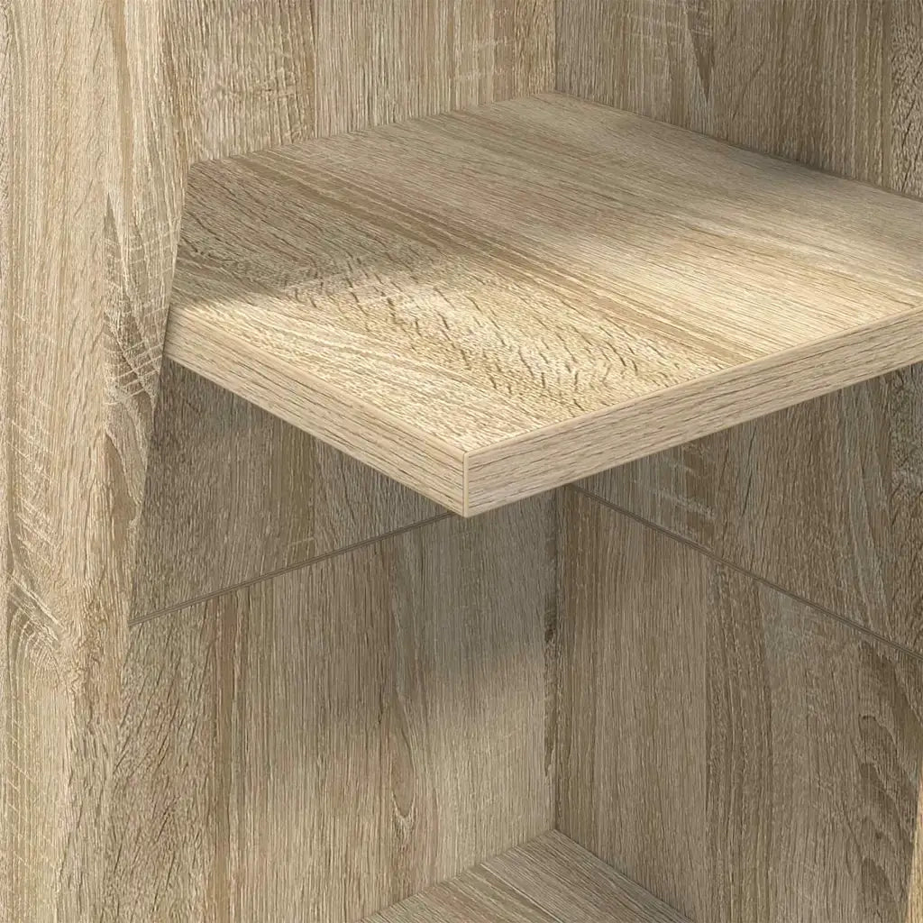 Mobile angolare Rovere Sonoma 27,5x27x140cm Legno multistrato
