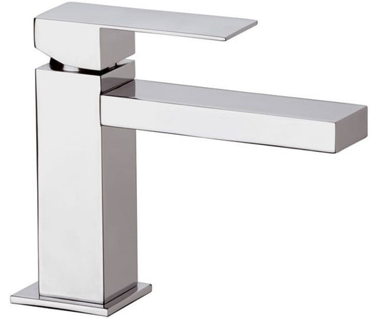 Miscelatore in ottone cromato design quadro serie skyline