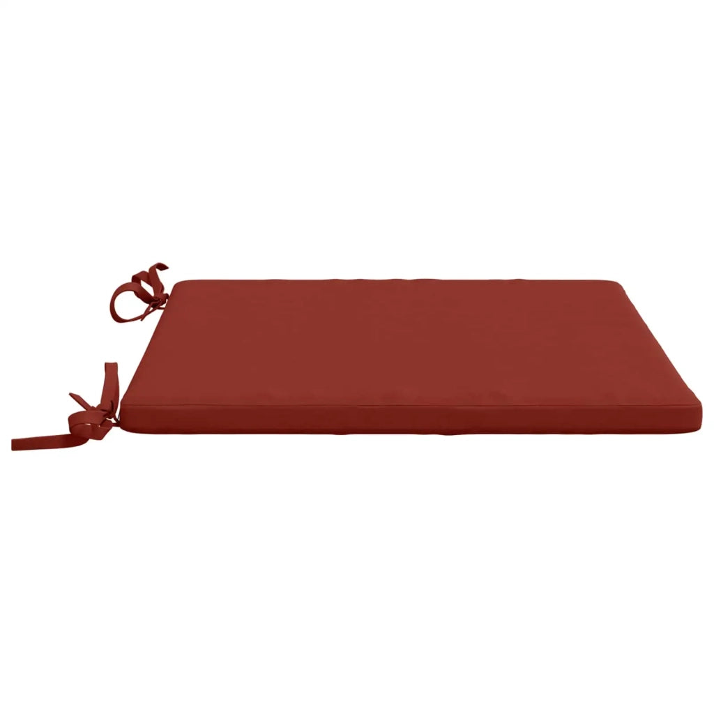 Cuscini per Sedia in 4 Pezzi SOEST 4 pz 100% Poliestere Rosso 944419