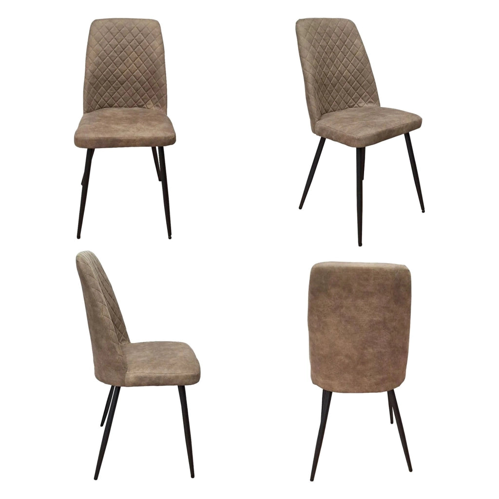 Vendone, set di Sedie 4 Sedie, Marrone