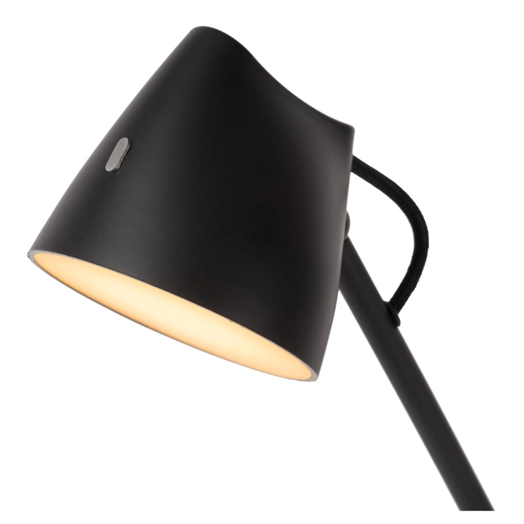 Lampada da scrivania LED nera dimmerabile MILNE Lucide