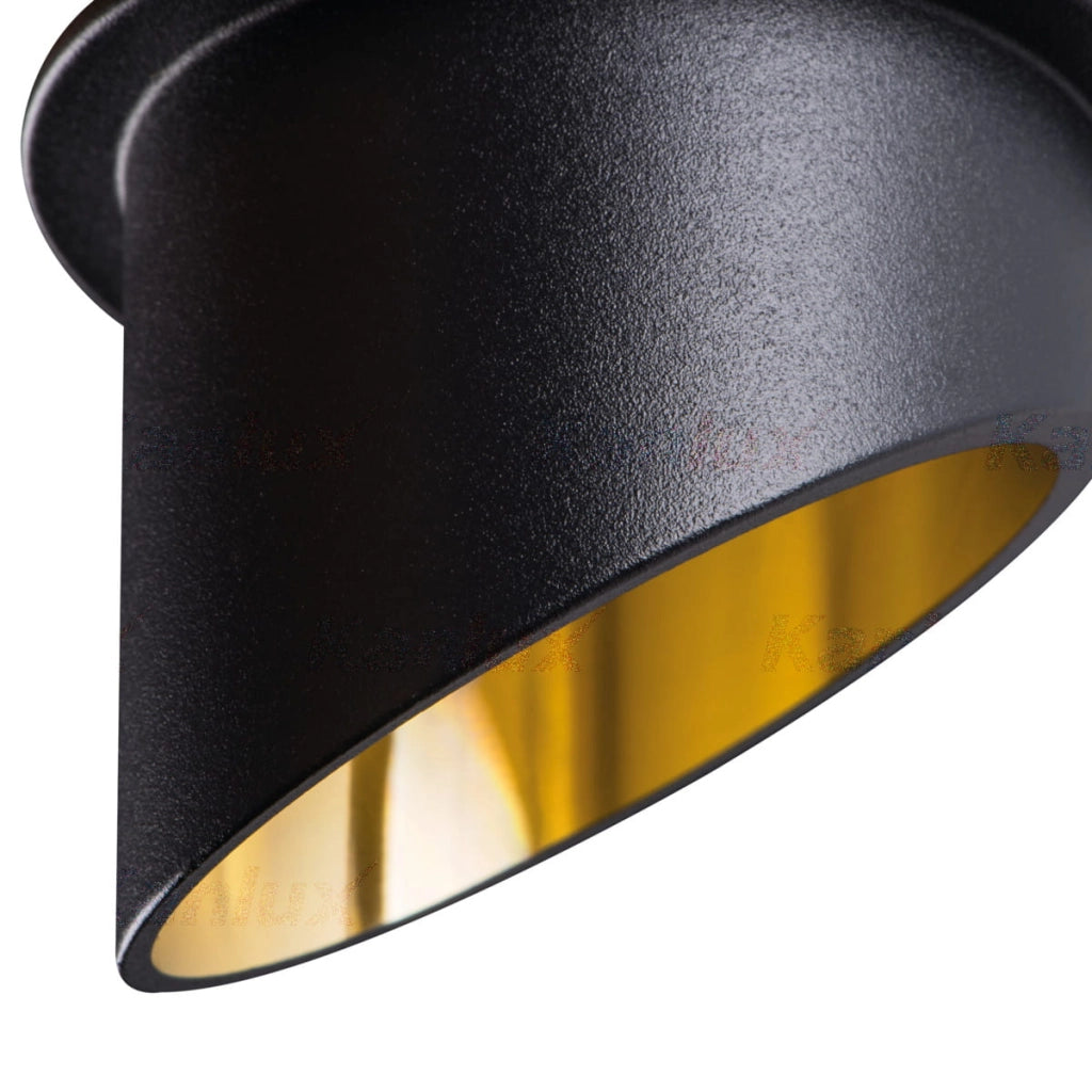 Kanlux SPAG 27324 faretto incasso soffitto GU10 nero oro