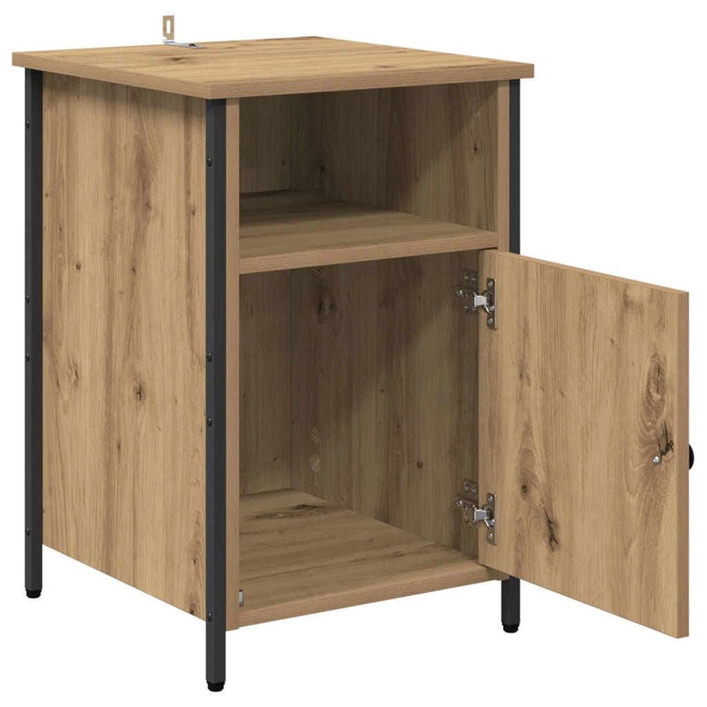 Armadio da Notte 2 pcs Rovere artigianale 40 x 42 x 60 cm 881835