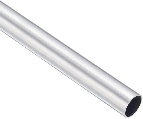Tubo di alluminio 6063 - 22mm di diametro esterno/19mm di diametro interno - 200mm di lunghezza - Tubo senza saldatura - Duraturo - Resistente alla corrosione - Piastra di alluminio