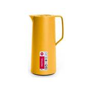 Emsa N41708 Motiva Caraffa Termica 1 L Quick-Press ampolla in vetro 12H caldo 24H freddo colore Giallo