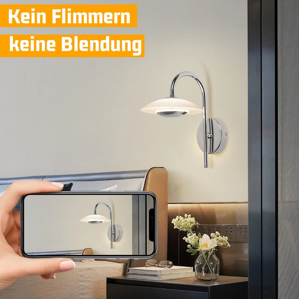 ZMH Applique a LED design moderno illuminazione per interni illuminazione per corridoi vetro 3000K per scale di hotel