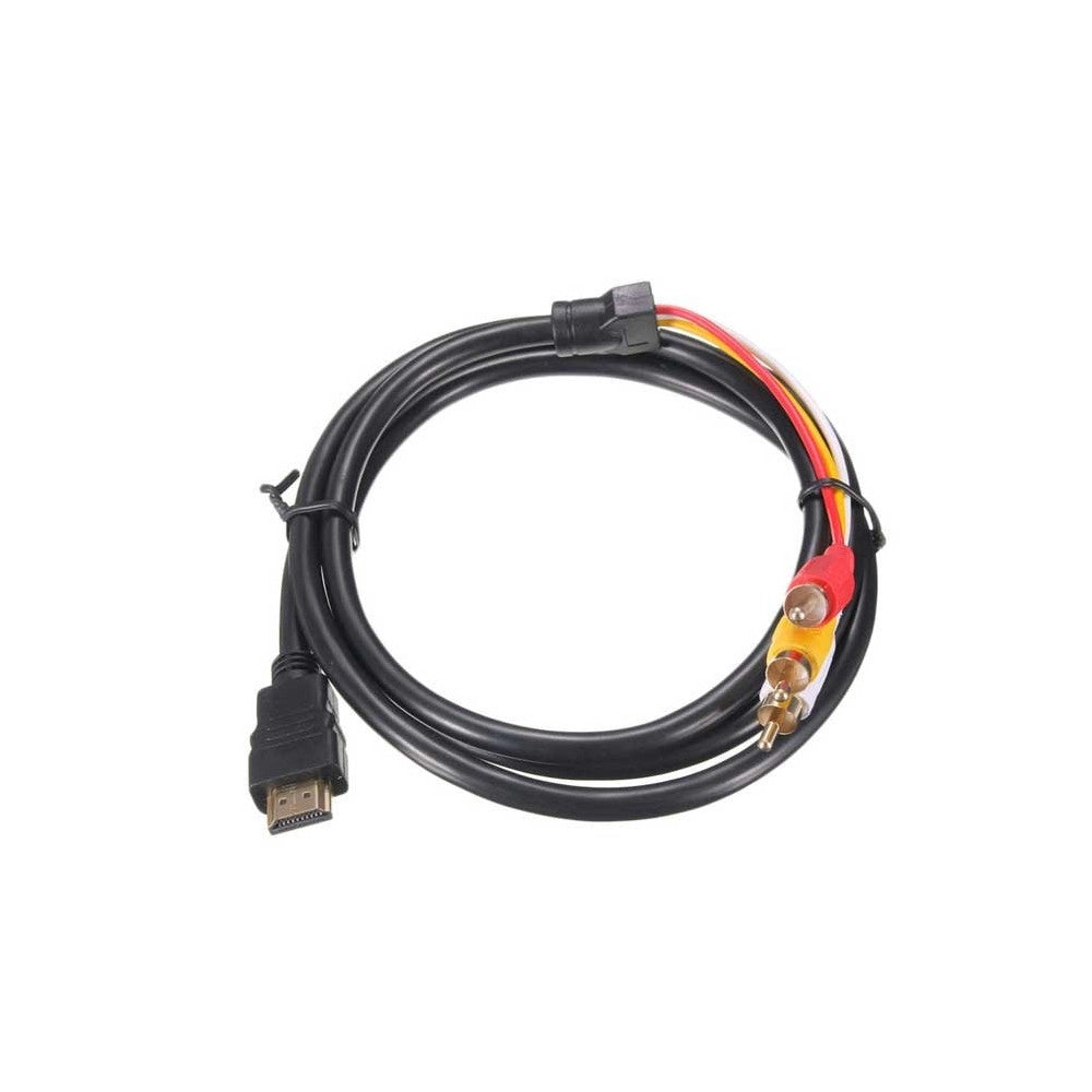 Trade Shop - Cavo Adattatore Convertitore Hdmi Maschio A 3 Rca Audio Video Av 1080p Hdtv 1,5m -