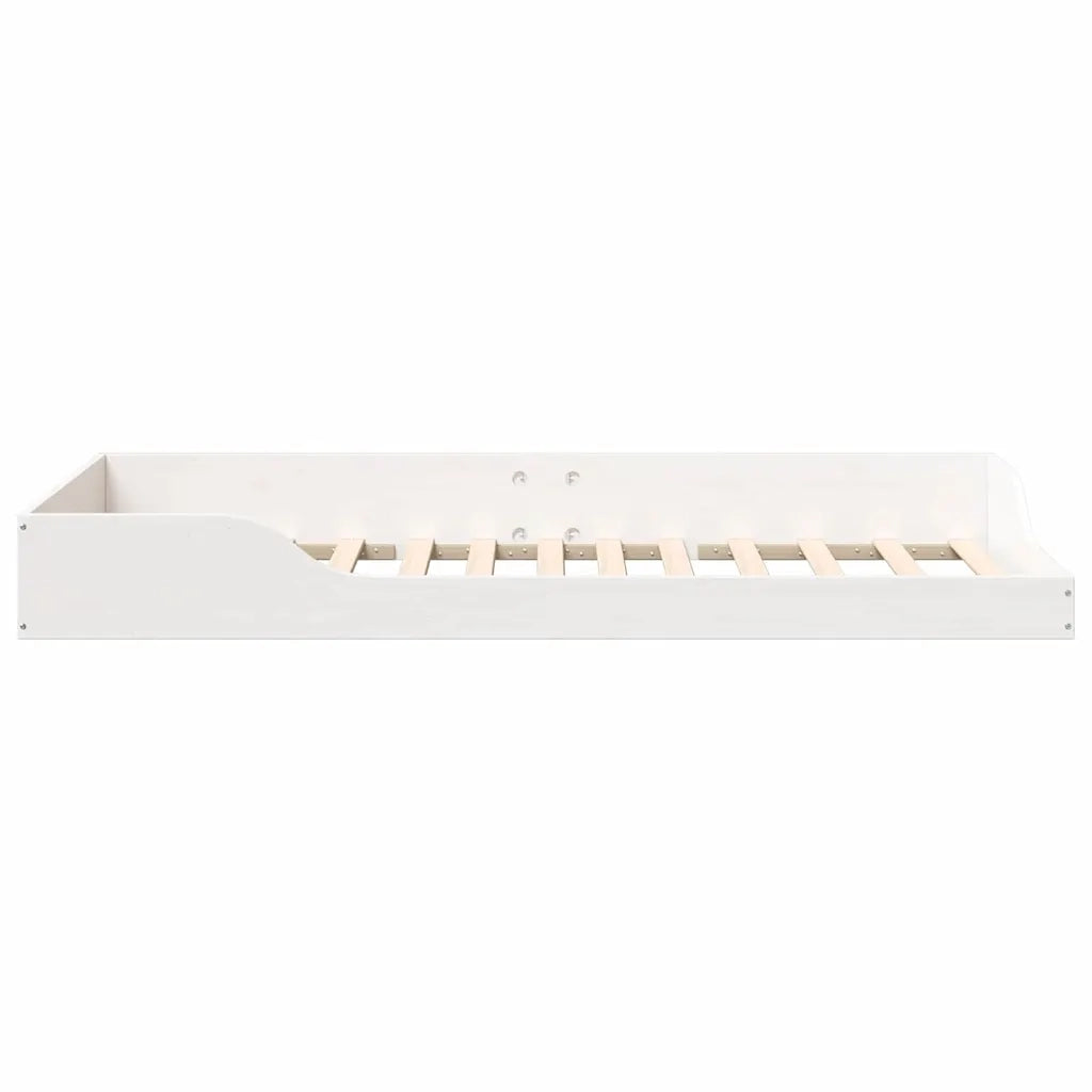 Struttura del letto Bianco 80 x 200 cm Pino massello 873392
