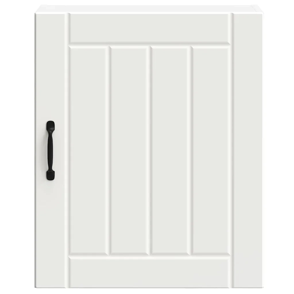 Pensili da cucina 2 pz Lucca in Legno Multistrato Bianco 853798