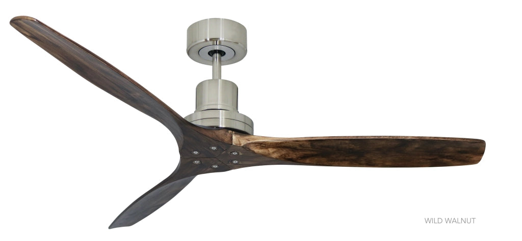 Ventilatore da soffitto KAUAI bianco wash-oak 132 cm legno naturale con telecomando