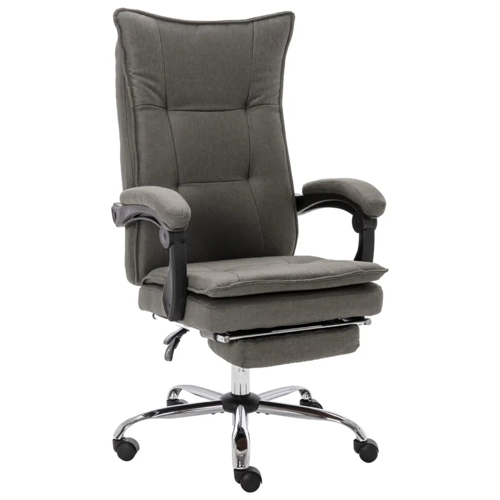 Sedia da Ufficio Grigia in Tessuto cod mxl 12625