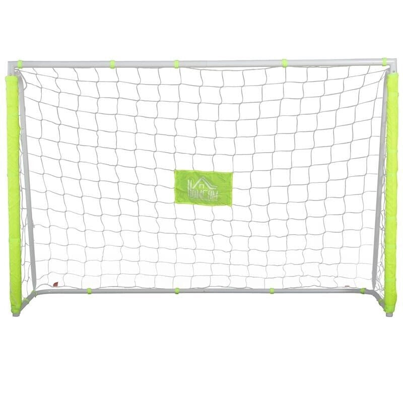 PORTA DA CALCIO RETE CON BERSAGLIO CENTRALE E PALI IN TESSUTO 186X62X123 CM