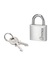 Lucchetto in alluminio 30 mm, arco in acciaio cementato nichelato, 2 chiavi – Serrurerie de Picardie