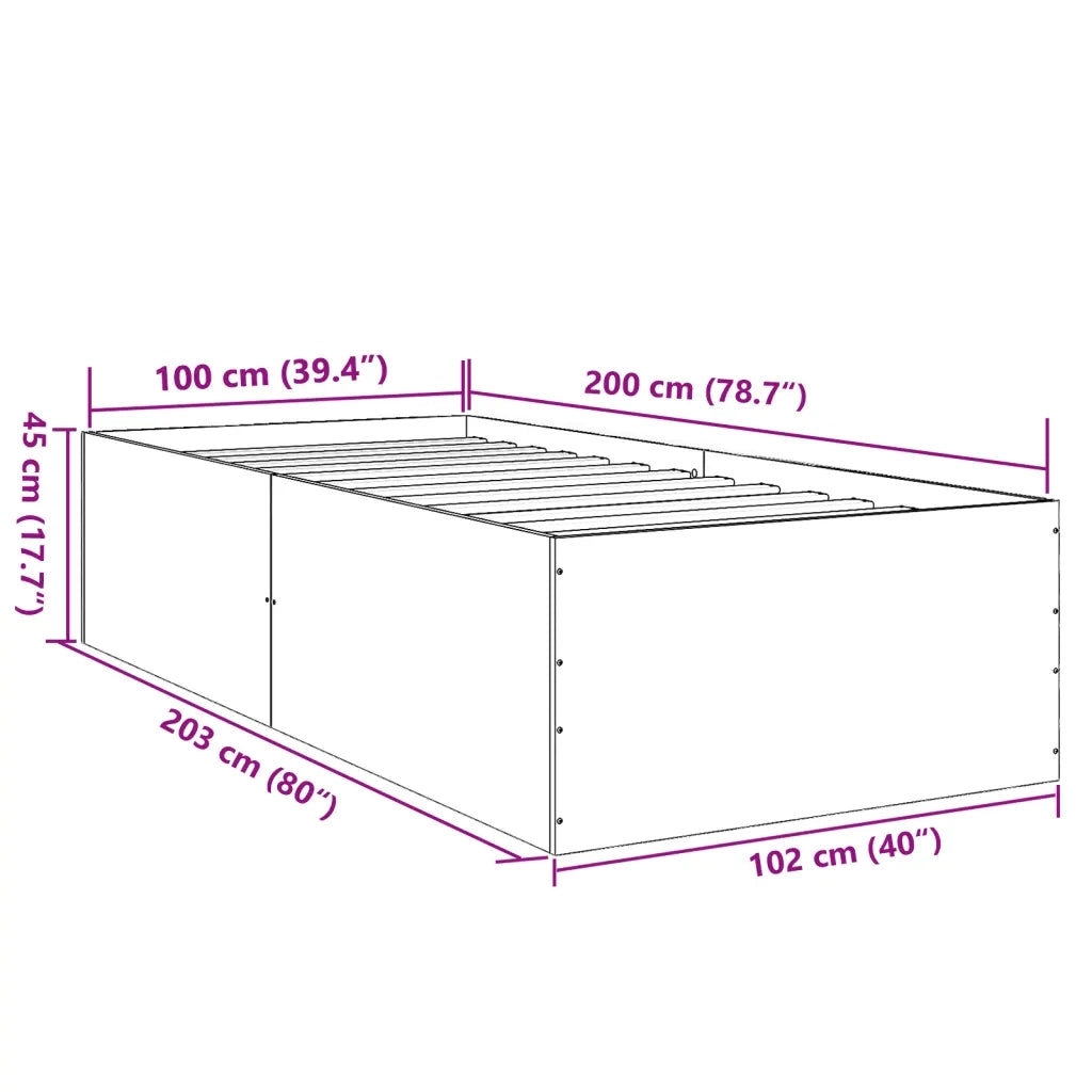 Giroletto Rovere Fumo 100x200 cm in Legno Multistrato 3280962