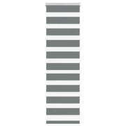 Tenda Zebra Grigio Scuro Larghezza Tessuto 35,9 cm Poliestere