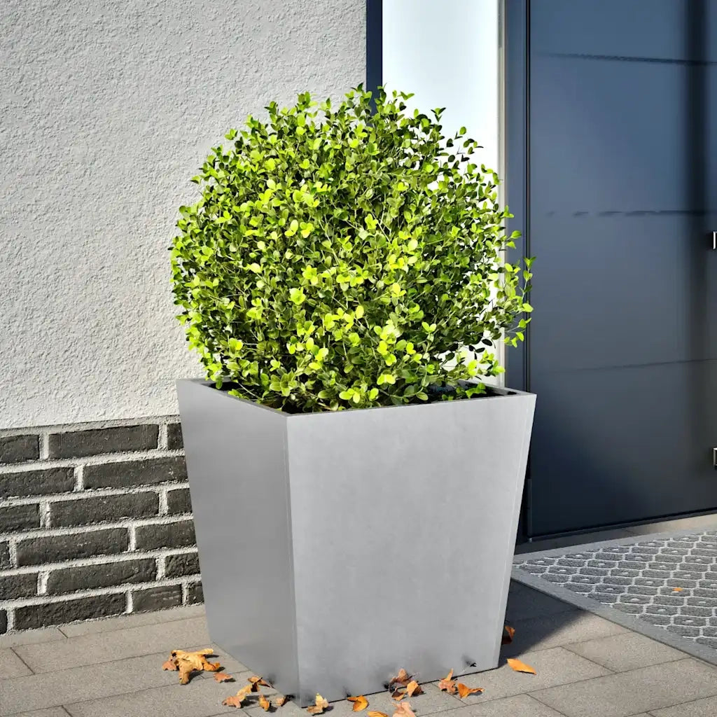 Fioriera da Giardino-Vaso da Esterno 50x50x50 cm in Acciaio Zincato 566996