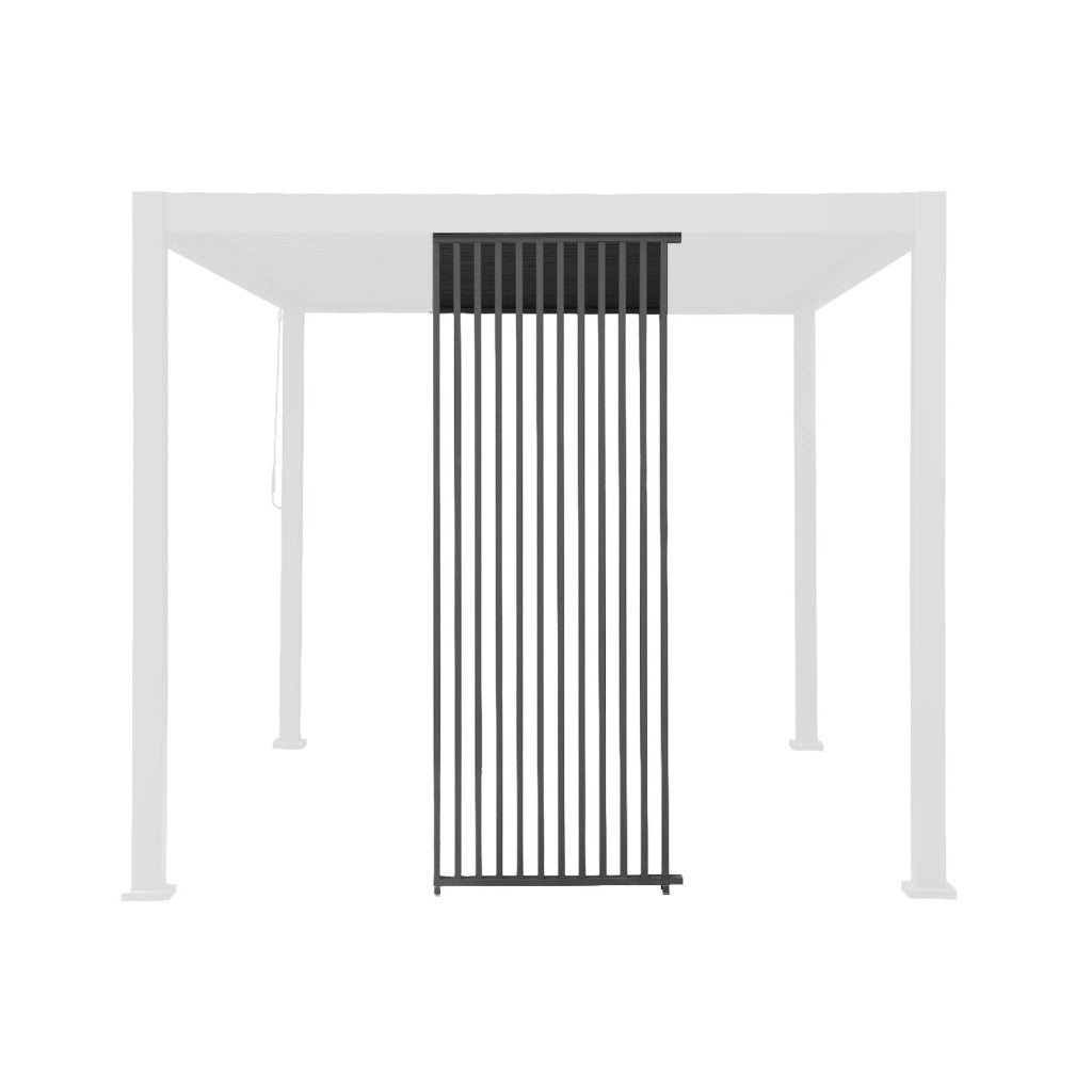 Triomphe persiana verticale in alluminio a lamelle 3m, antracite