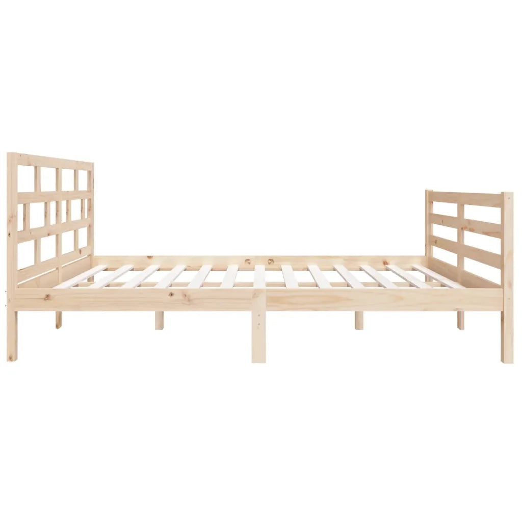 Giroletto-Struttura Letto 120x190 cm Small Double in Legno Massello 390271