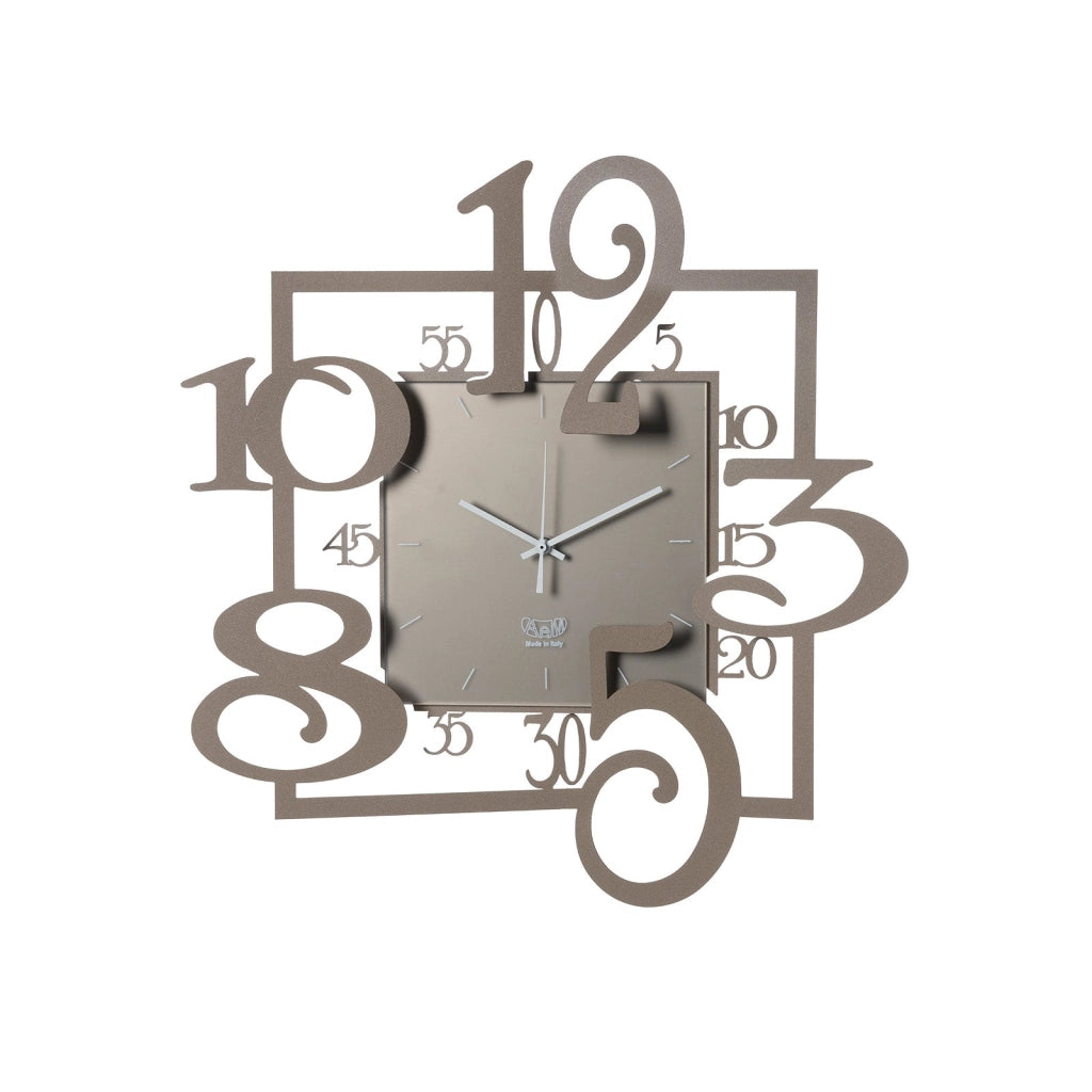 Orologio da parete particolare Amos Beige