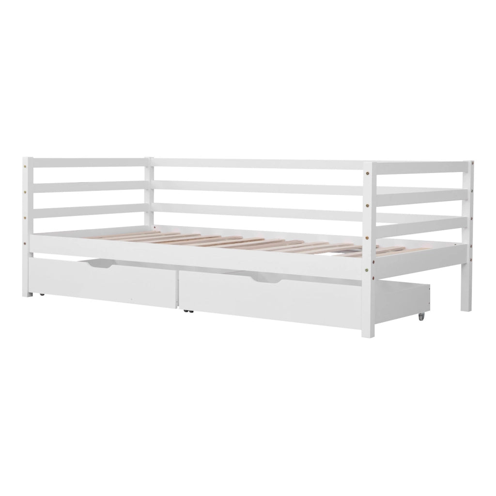 Panca letto per bambini 190x90cm con cassetti JULES