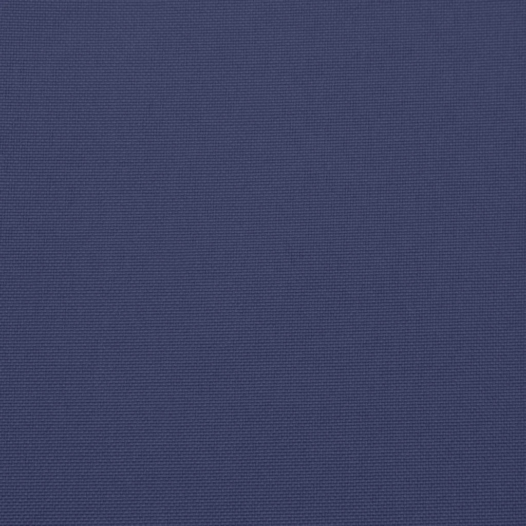 Cuscino Panca da Giardino Blu Marino 200x50x4 cm Tessuto Oxford 378544