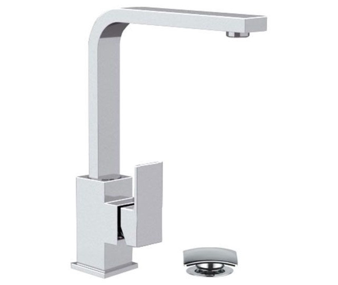 Miscelatore per lavabo con canna girevole design quadro skyline