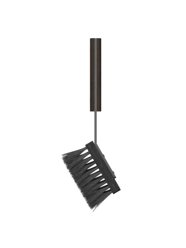 Set attrezzi per camino 3 pezzi in acciaio e legno Nero - Set 5 SL