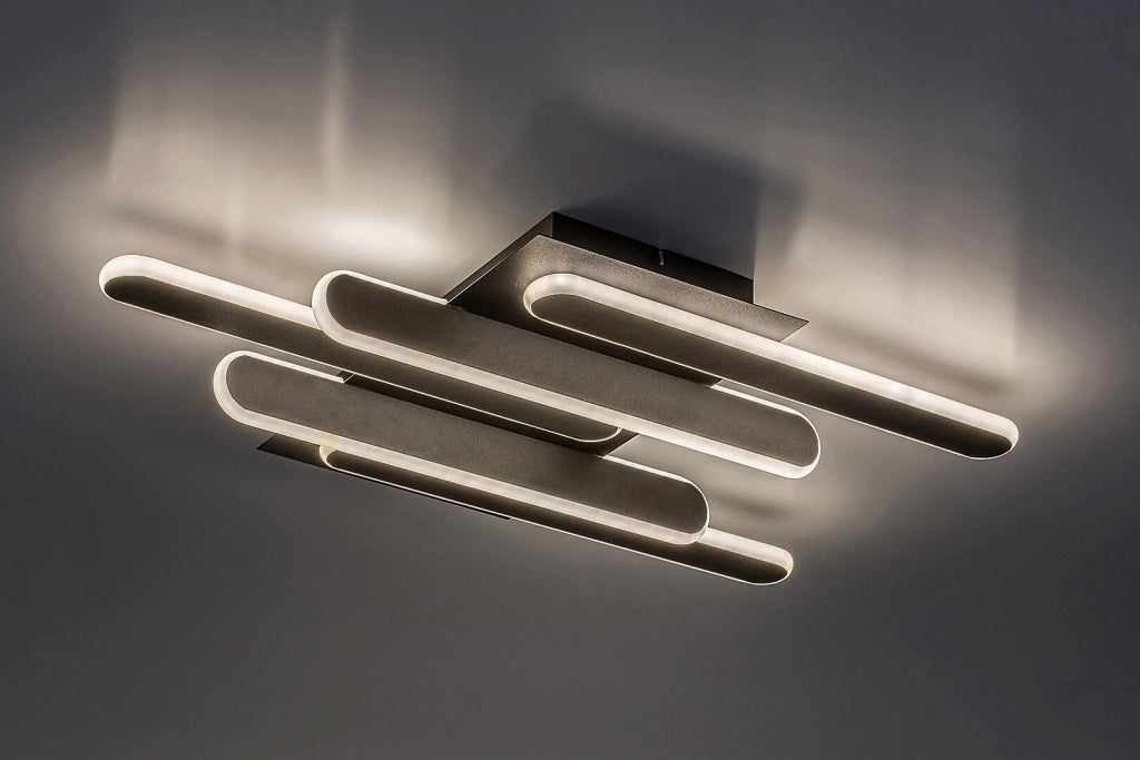 Plafoniera LED Sindri moderna nera 36W 3000-4000K Rabalux