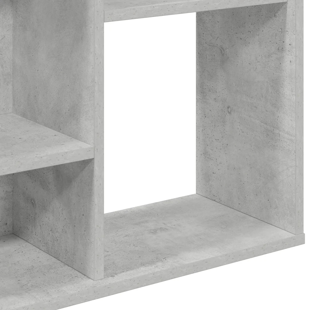 Libreria/Divisorio Ambienti | Divider per stanze | Paravento Grigio Cemento 100x24x140 cm in Multistrato
