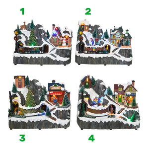 VILLAGGIO LED CON MOVIMENTO