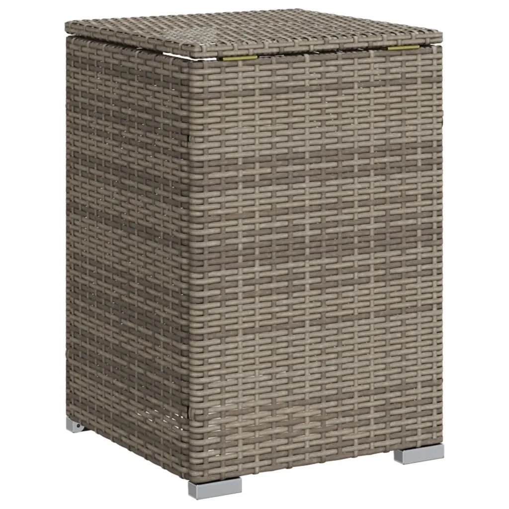Tavolino da Giardino | Tavolo Copri Serbatoio Propano Grigio 40x40x60 cm in Polyrattan