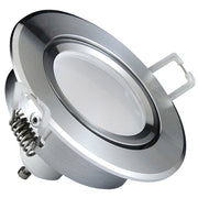 Faretto da incasso LED tondo argento GU10 Polux SUN