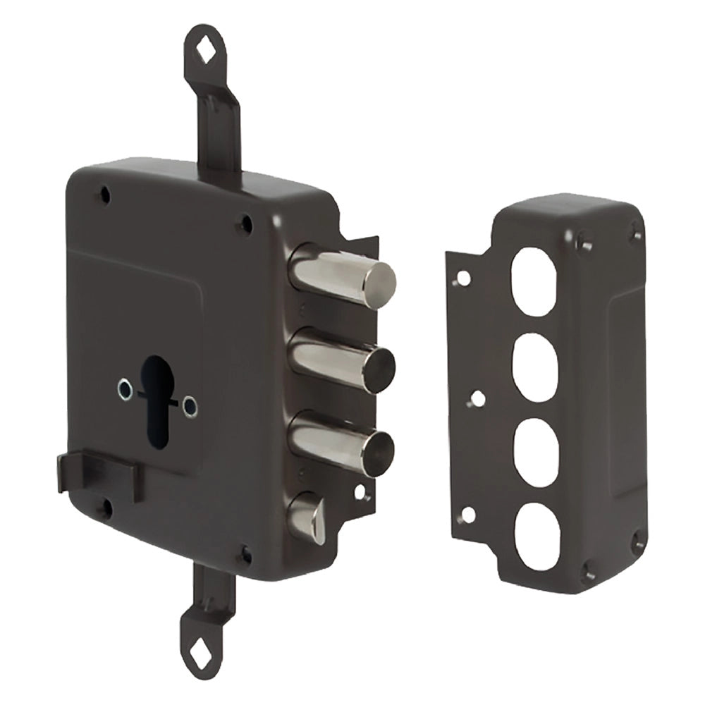 SERRATURA DA APPLICARE TRIPLICE PER LEGNO ART. 561 E 60 Sx  - CISA